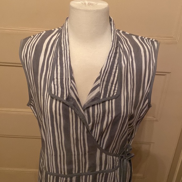 Kerry Cassill Wrap Cotton Dress - Picture 4 of 16